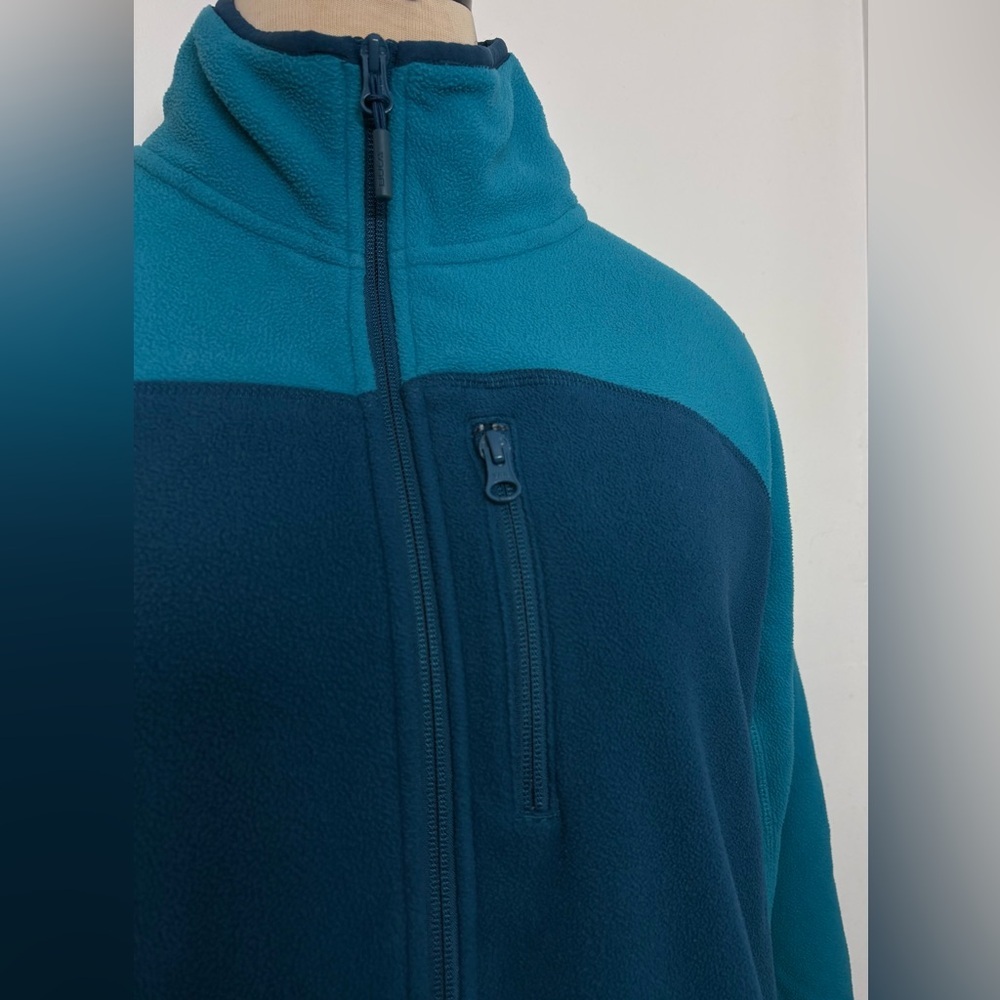 BULA Women’s Fleece Jacket XL Blue & Teal | Full Zip Outdoor Cozy Warm - Picture 5 of 12
